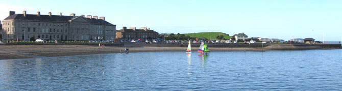 A view of Beaumaris waterfront, taken from Beaumaris Pier